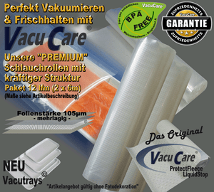 Vakuumrollen Schlauchrollen /"kräftige Struktur/" 12m x 35 cm LA.VA Solis Genius