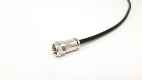 7.3mm 75 ft with PL-259 50 Ohm Coax Messi and Paoloni UltraFlex 7 .287/"