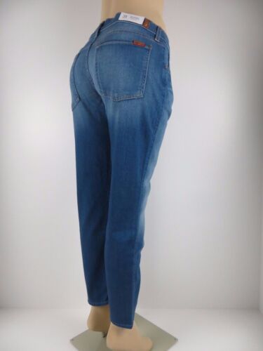WDM NWT 7 SEVEN FOR ALL MANKIND JEANS,The Cropped Relaxed Skinny Size 31,$198 