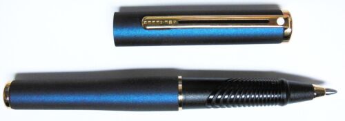 Blue Shimmer /& Gold New Sheaffer Agio Compact Ballpoint Pen USA MADE