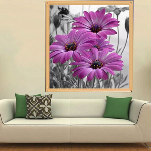 Embroidery 5D DIY Flower Lilac Daisies Part Diamond Painting Cross Stitch Mosaic