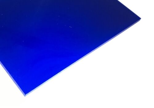 12/" x 36/" X 6MM 2114 Blue Acrylic Sheet Thick Nominal 1//4/" Plexiglass Equiv
