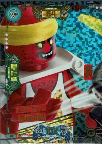 Lego Ninjago serie 5 TCG tarjetas de colección mapa nº 16 ultra duelo Digi Kai