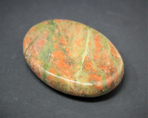 Smooth Polished Worry Stone Gemstone Palm Stone Unakite Pocket Stone