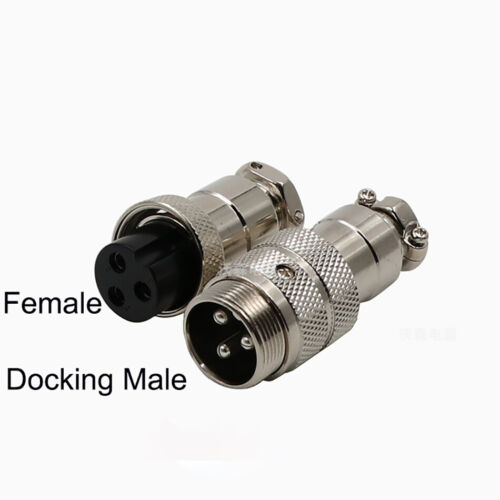 Docking Aviation Plug Connectors GX20-2/3/4/5/6/7/8/9/10/12/14/15Pin Hole 20mm 