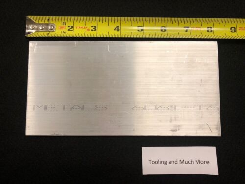 1//4/" thk  x 4.00/" ALUMINUM  Flat Bar plate 6061 8.00/" long   Lathe or milling