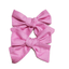 2Pcs Teens Big Hair Bows Knot Hair Clips Girls Kids Toddler Cotton Headband Sets