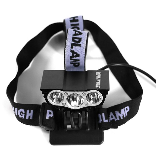 Details about / 3x CREE XM-L T6 LED Bicycle HeadLight Cycling Front Flashlight Rear Lamp Light
