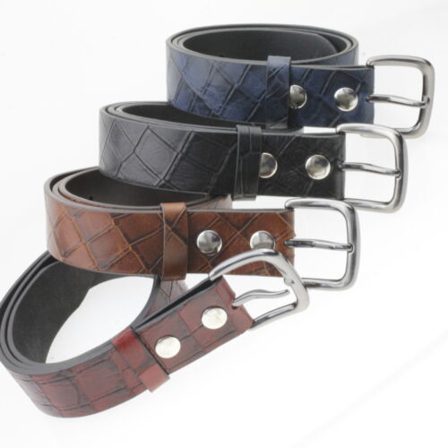 Krokostyle Echt Leder cinturón burdeos 4cm jeans cinturón señora//señores cinturón de cambio