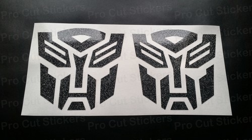 Transformers Autobots Glitter Vinyl Die Cut Stickers Decals Small to Large Sizes