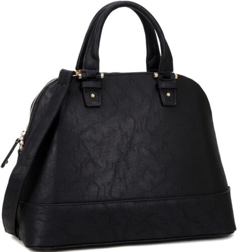 New Womens Handbags Faux Leather Satchel Tote Bags Shoulder Bag Large Purse 