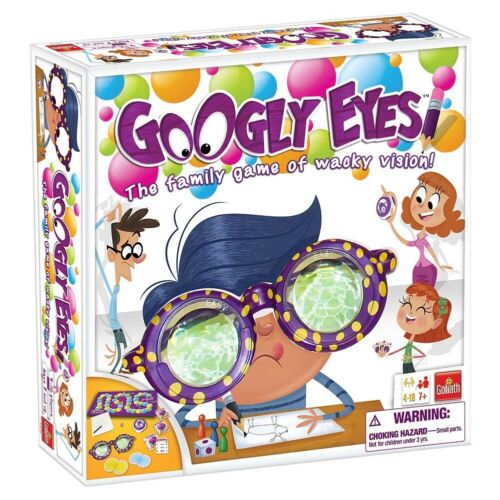 Googly Eyes Family Drawing Game by Goliath Crazy Vision Altering Glasses age 7+