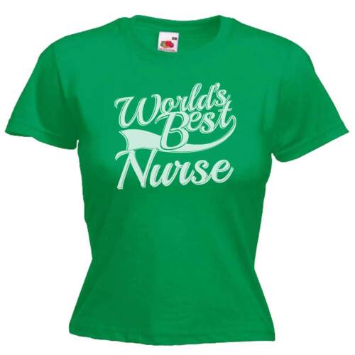 World/'s Best Nurse Gift Womens Ladies Lady Fit T Shirt