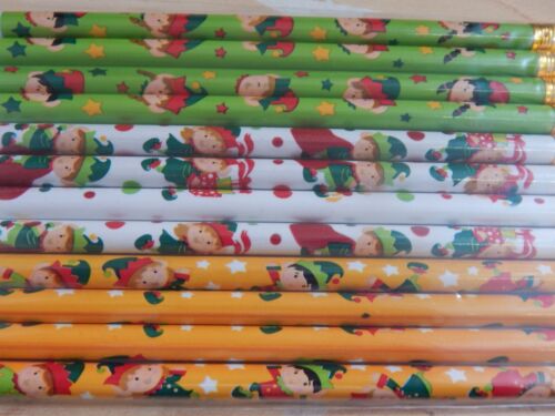 Details about   Elf Pencils Christmas Elves Pencils Party Favor 12ct Stocking Stuffers 