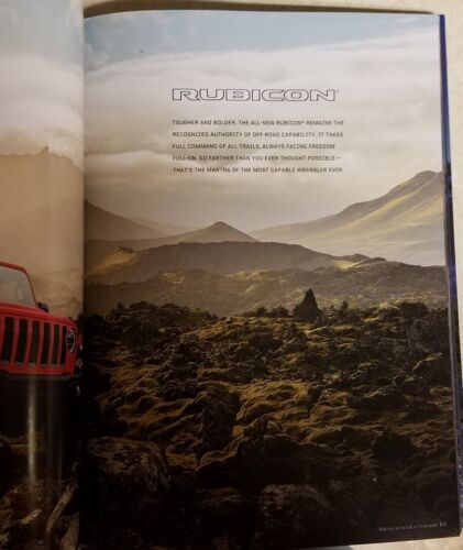 2018 Jeep Wrangler JL Sales Brochure Catalog 104 Page Masterpiece