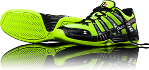 Salming Race R2 court shoes Fluo Green Black 1233092-1601 
