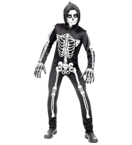 Dress Child Ps 34171 Costume Halloween Skeleton