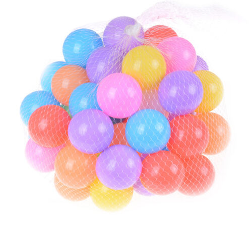 10pcs Colorful Soft Plastic Ocean Ball 55mm Safty Secure Baby Kid Pit Toys Swim/>