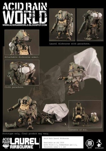 Acid Rain World Airborne Laurel LP2m 303rd Marine Team 1:18 Action Figure /_US