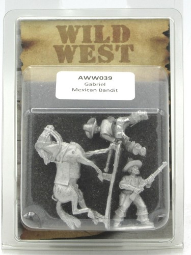 Artizan AWW039 Gabriel Mexican Bandit Gunfighter Mounted /& Foot NIB Wild West