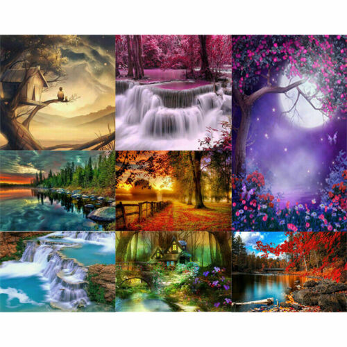 5D DIY Diamond Painting Full Drill Embroidery Cross Crafts Stitch Kit Home Decor 