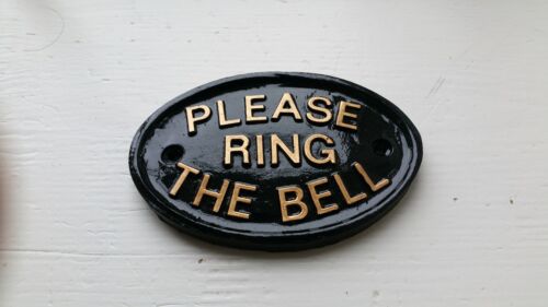 door sign door bell letter box Please Ring The Bell