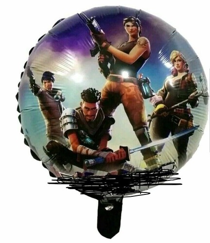 Fort nite Foil//Latex Balloon Party Decoration