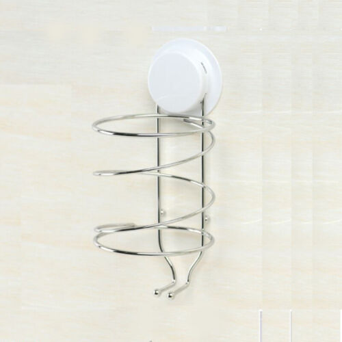 Large Stainless Steel Hair Dryer Super Vacuum Suction Cup or Glue Adhesive