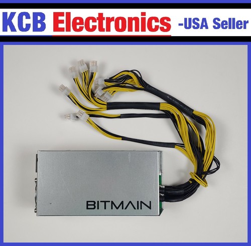 12V 1600W 133A L3//S9//D3 Bitcoin Miner Power Supply WORKS GREAT! Bitmain APW3+