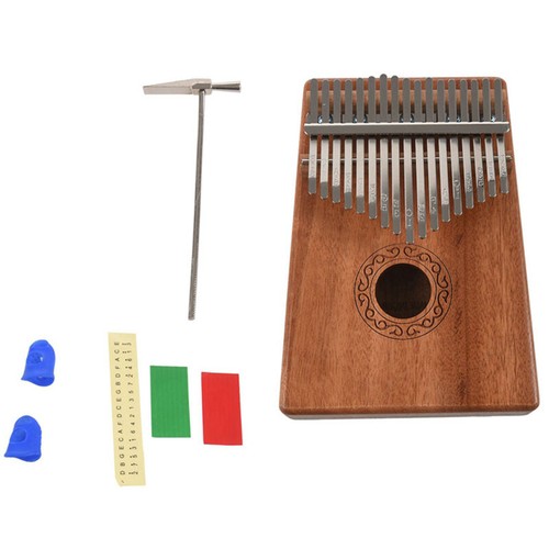 17 Tasten Kalimba Daumen Klavier Finger Klavier Musik Spielzeug Mit Melodie J6J2