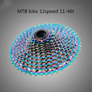 Bicycle 12 speed 11-46T Cassette Rainbow Flywheel 12s MTB mountain Bike Flywheel 