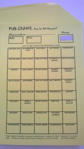 25 SCRATCH-OFF CHARITY FUNDRAISER CARDS POST FREE