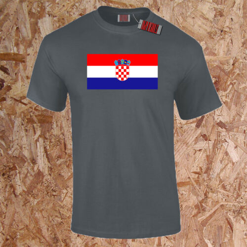 Details about   Croatia World Flag T-Shirt Geography Kids Adults Europe Zagreb Football 