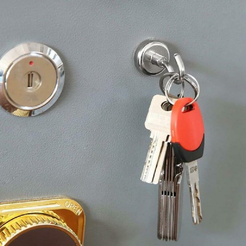 6Pcs Magnetic Metal Hooks Powerful Heavy Duty For Refrigerator Garage Home Work