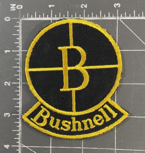 Details about   Vintage Bushnell Logo Advertising Patch Hunting Rifle Scope Shooting Gun Optics 
