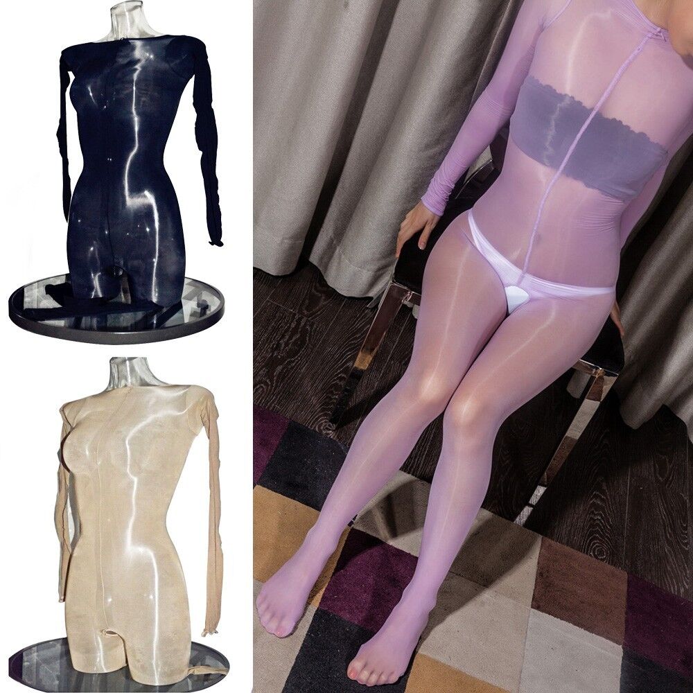 Pantyhose total encasement silk catsuit