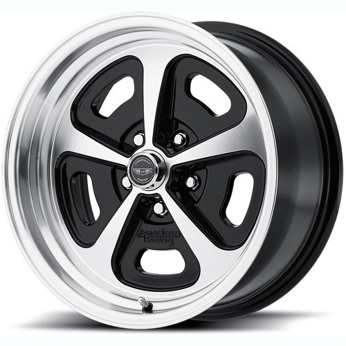 American Racing VN500 4500100011 Center Cap Black Machined Wheel Middle NEW