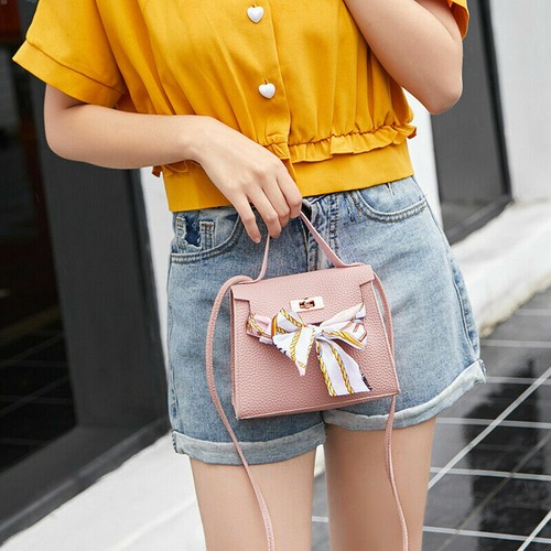 Women Shoulder Bag Fashion lady Crossbody Bag Bowknot Portable Mini Handbag