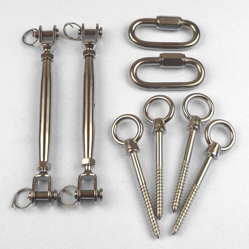 Heavy Duty Awning Canopy and Shade Sail Hardware Installation Kit 5//16/" or 3//8/"