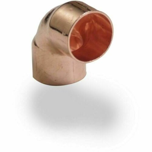 COPPER FITTINGS END FEED 90 DEGREE ELBOW Size 22MM PIPE