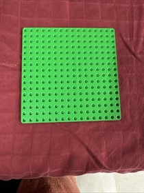 Lego Baseplate Lot (1) 48 x 48 Studs Gray 15", (2) 32 X 32 Stud 10”  Green Plate
