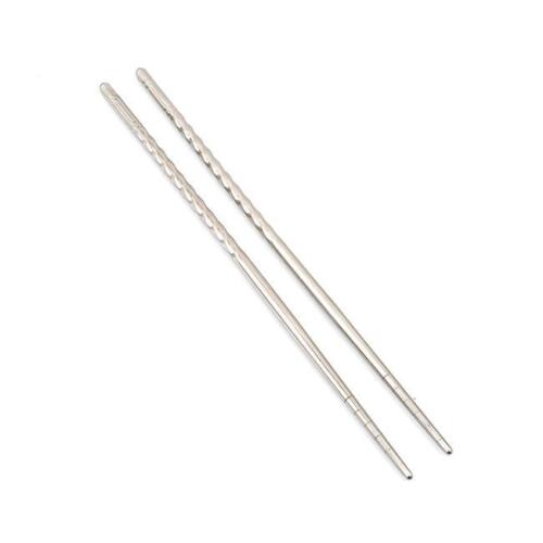 Non-Slip Stainless Steel Chopsticks Environmental Chopstick Tableware  J 