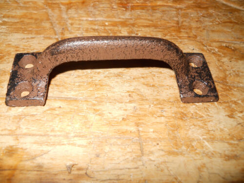 Gate Pull Shed Door Handles 16 Cast Iron TINY Antique Style RUSTIC Barn Handle 