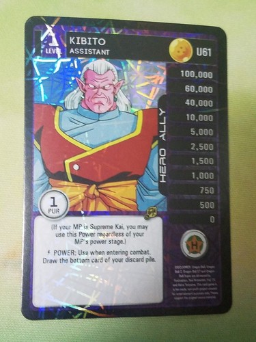 Dragon Ball Z DBZ CCG TCG Custom Panini Proxy Foil 61 Kibito Assistant
