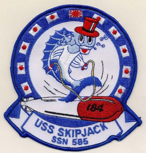 USS Skipjack SS 585-184 Design BC Patch Cat No C5941