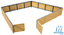 Walthers #933-3632 Cornerstone HO Corrugated Fence Kit