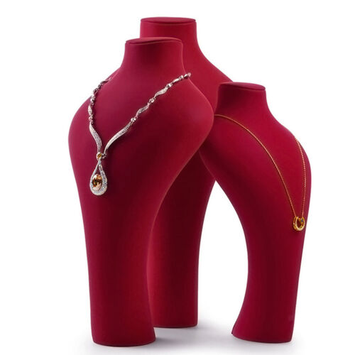 Leather Jewelries Display Stand Necklace Chains Holder Display Mannequin