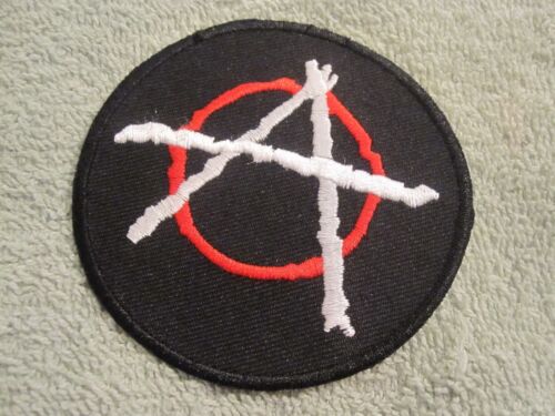 ANARCHY Embroidered Patch Punk  Protest /"Anarchy/" Patch Punk Protest