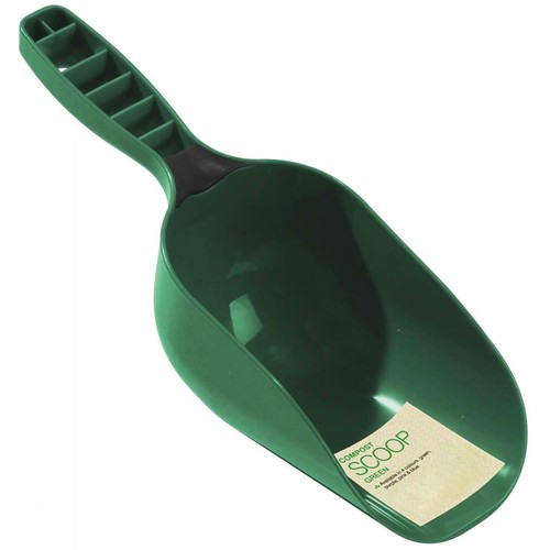 Amos Compost Scoop in plastica Strumento da Giardino Suolo Grit CONCIME SEME DI CIBO PER CANI VERDE