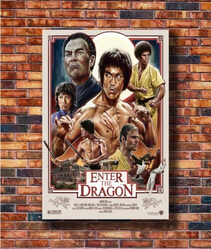 ENTER THE DRAGON Bruce Lee Hot Movie 13x20 24x36 inches